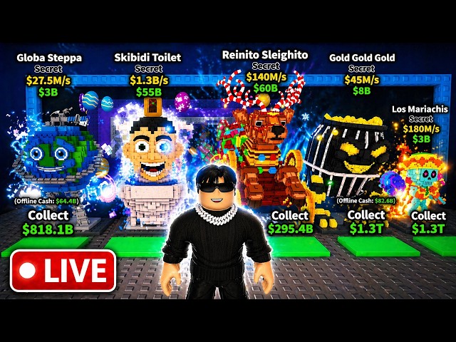 🔴 ROBLOX LIVE | STEAL A BRAINROT | TRADING USING NEW MACHINE! #roblox #shorts #stealabrainrot