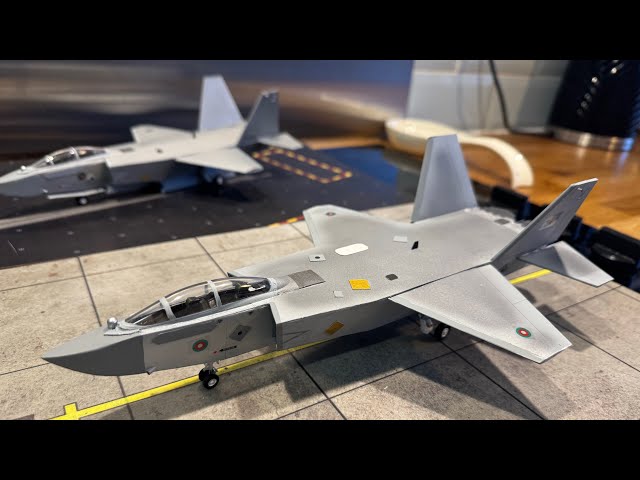 The F-67 Rabbit 🐰 Claw! The 1/72 fictional top interceptor!  Scratchbuilt/custom build model fighter
