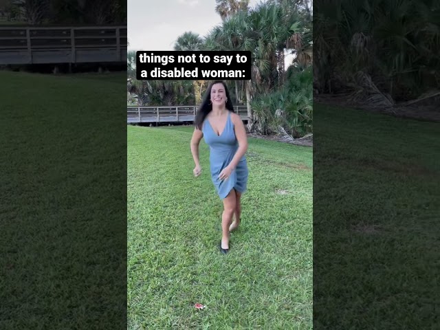 Things not to say to a disabled woman #shorts #cerebralpalsy #disability