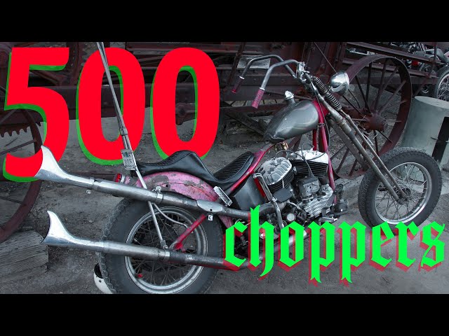 500 Choppers in 4K! (8 hour compilation of vintage custom motorcycles and music)
