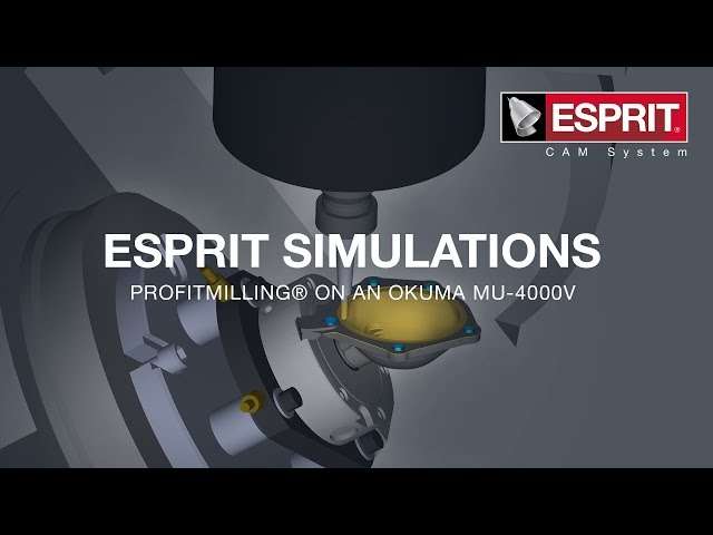 ESPRIT ProfitMilling® on an Okuma MU 4000V