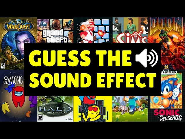 Guess the Game from Iconic Sound Effect