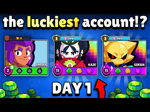 I Created the “LUCKIEST” Cursed Account in Brawl Stars…