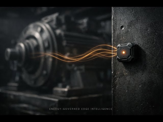 The Scavenger’s Witness: Energy-Governed Industrial Edge Intelligence