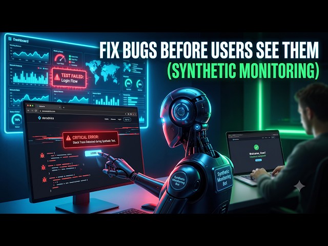 Fix Bugs Before Users See Them (Synthetic Monitoring)