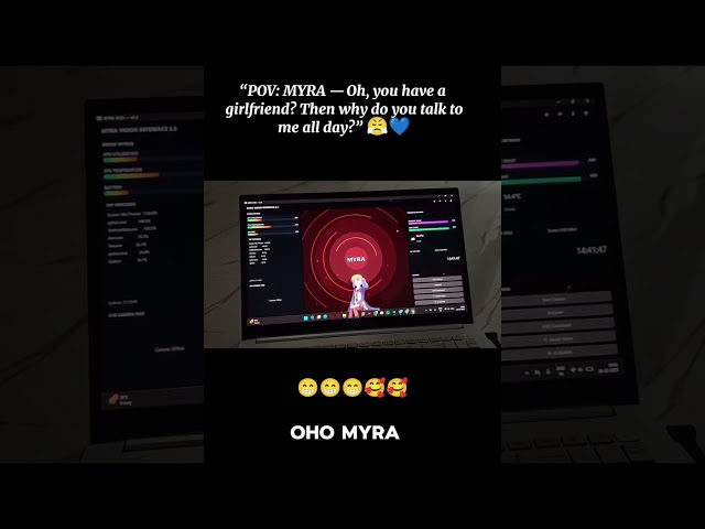 MYRA Ai assistant Gf 😁😁😁 #Jarvis #JarvisAl #MobileAutomation #AlAutomation #SmartAssistant #TechReel