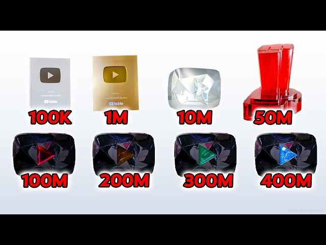 ALL YouTube Play Buttons!