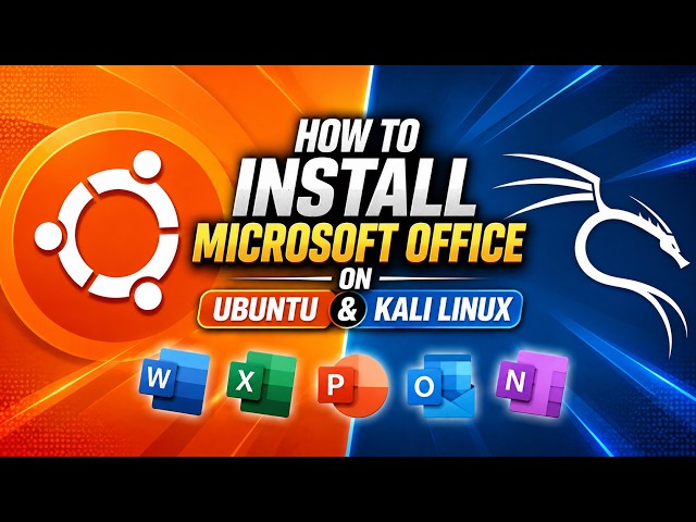 Microsoft Office on Linux?! Install Word, Excel & PowerPoint on Ubuntu and Kali Linux