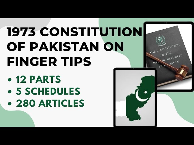 Shortest lecture on 1973 Constitution of Pakistan | Complete Constitution on finger tips |