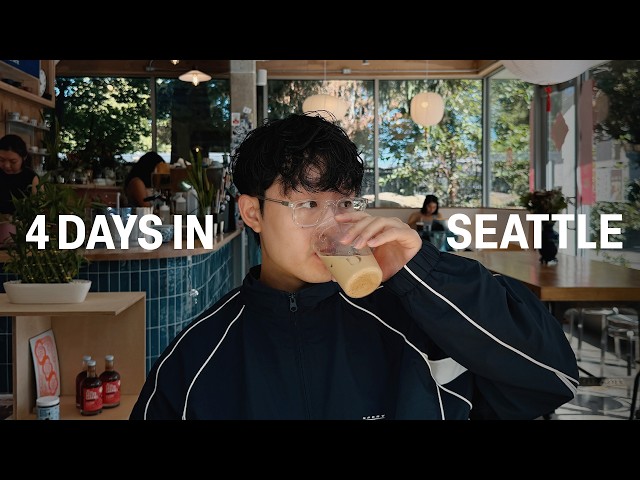 seattle vlog | visiting coffee shops, exploring mount rainier