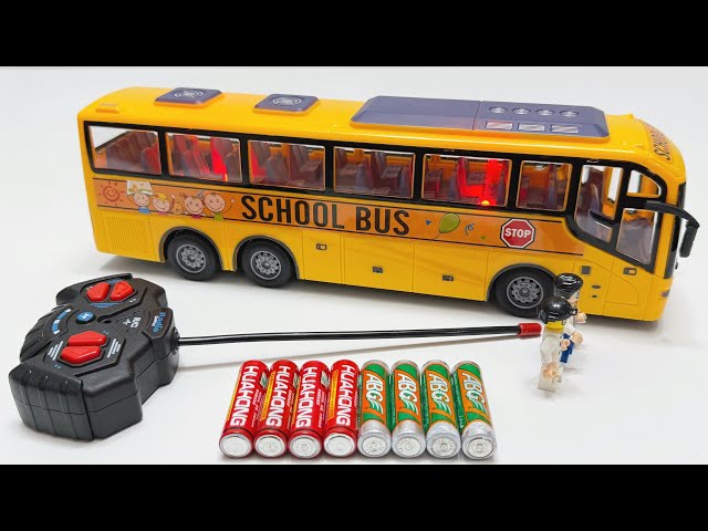 Unboxing Remote Control School Bus, New Energy RC Police Car,Electric Dance Jellyfish, Minion RC Car