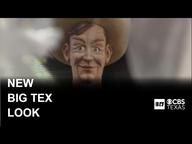Big Tex gets a new look ahead of the State Fair