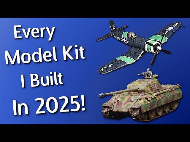 ALL The Model Kits I Built In 2025! Plastic Model Kit Build Retrospective Showcase