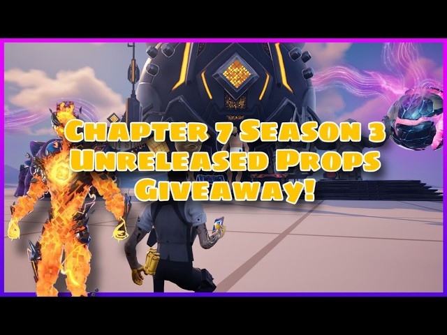 Fortnite creative Chapter 7 Season 3 Unreleased Props Giveaway!