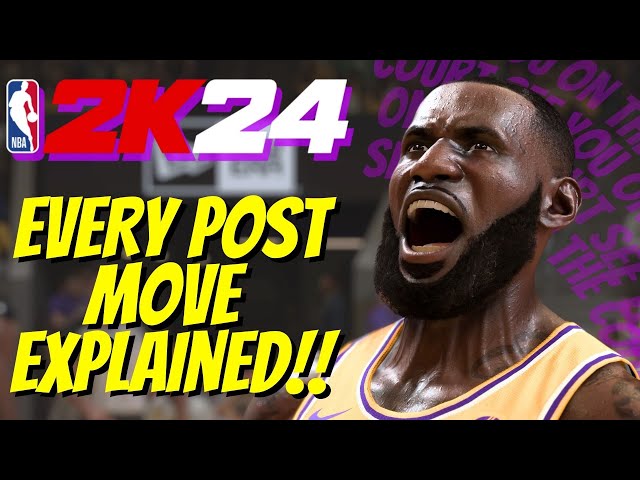 The BEST NBA 2K24 POST MOVES tutorial! Perfect for BEGINNERS and ADVANCED users!