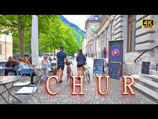 CHUR SWITZERLAND ✨ Swiss Oldest town / Festival Walking tour 4K 🏆