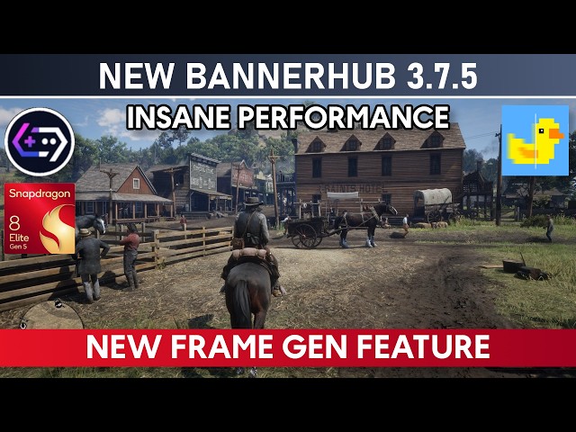 BANNERHUB 3.7.5 Frame Gen - RED DEAD REDEMPTION 2 Insane Performance !