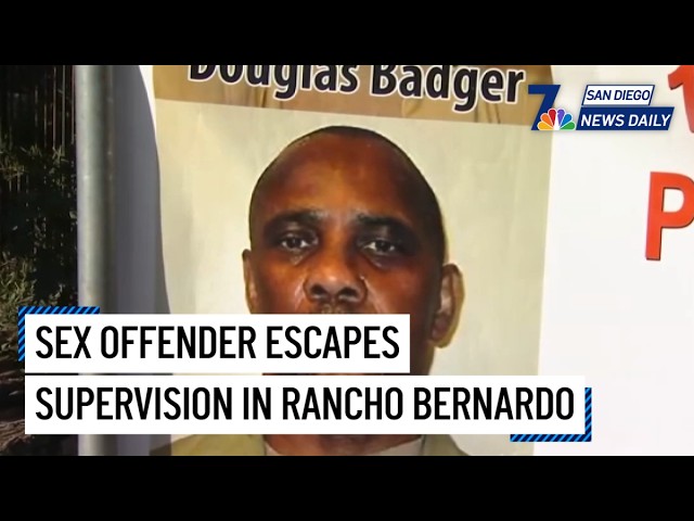 September 26, 2026: Sex offender escapes supervision in Rancho Bernardo | San Diego News Daily