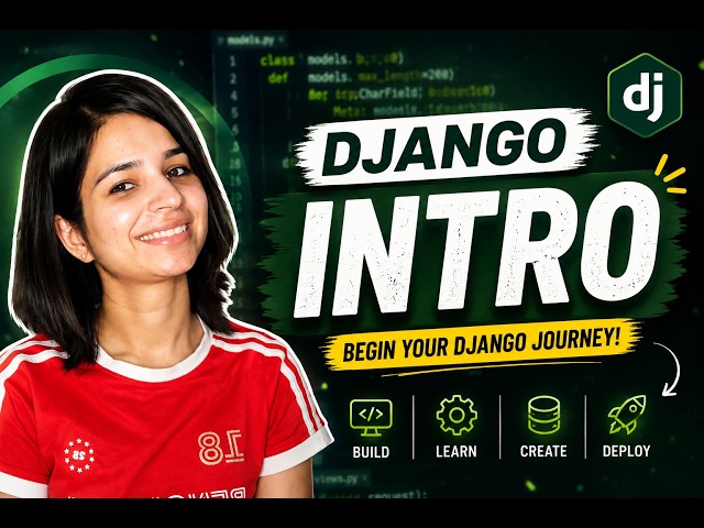 Python Django Intro for Beginners 🚀 | Django for Beginners to Advanced