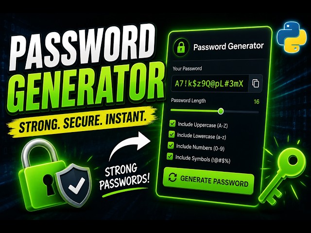 Python password generator