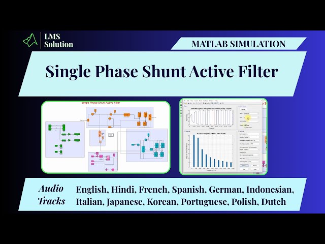 MATLAB Simulation of Single Phase Shunt Active Filter | Single Phase Shunt Active Filter