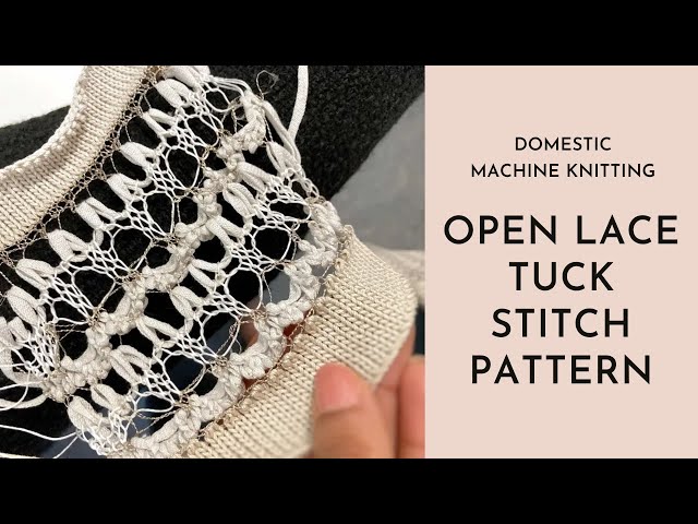 Machine Knitting - How to combine techniques