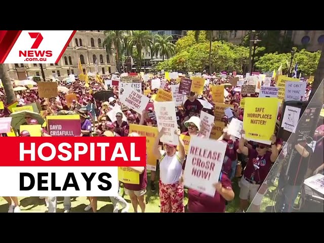 Queensland hospital bed promise faces delays | 7NEWS
