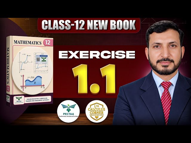 Class 12 Math New Book 2026 Unit 1 Exercise 1.1 Complete Solution | Ex 1.1 Class 12th | Punjab Board