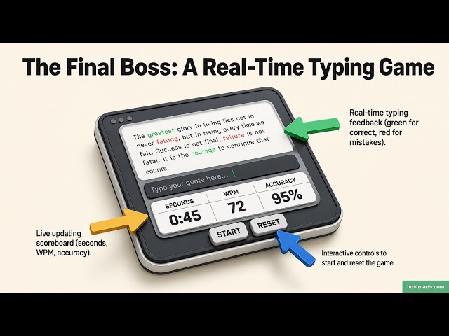 A Beginner JavaScript Project: Typing Speed Tester