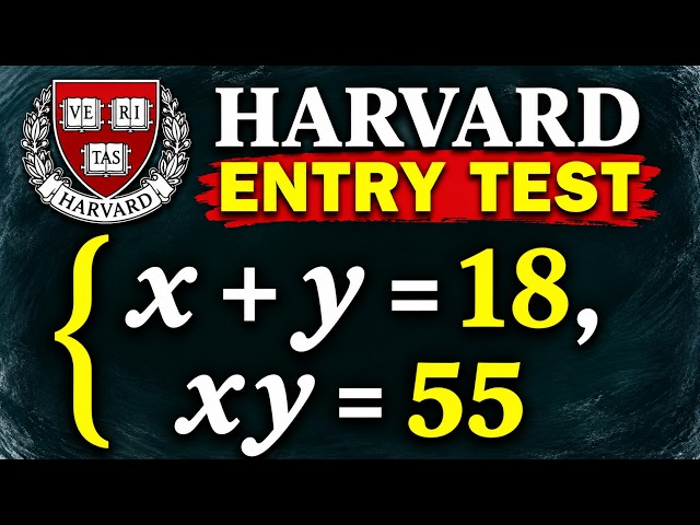 Can You Solve This? | Harvard Entry Test 🤔 #knowledge #equation #mathskills #mathtricks