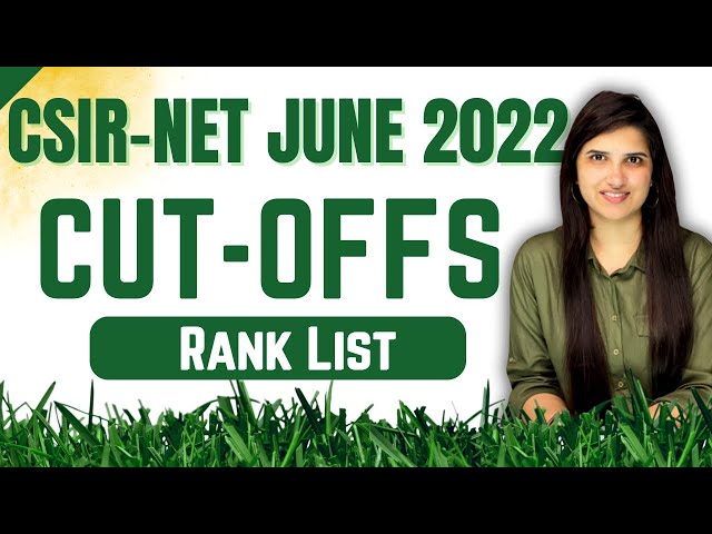CSIR NET June 2022 Cutoff | CSIR NET June 2022 Result | CSIR NET 2022 Result | CSIR NET Result 2022