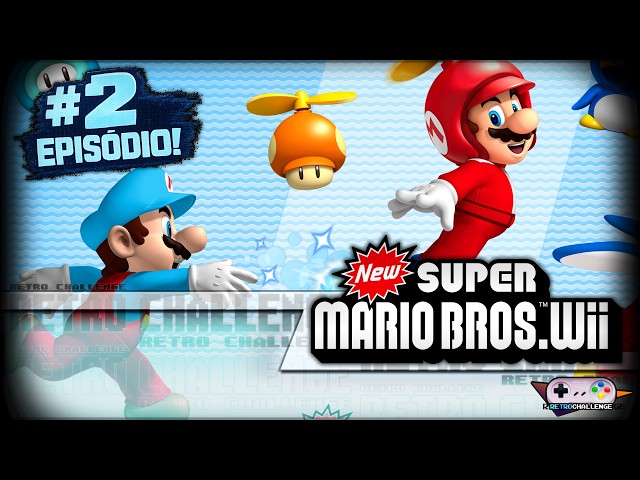 Mundos 3 e 4! | New Super Mario Bros. Wii | Ep.02