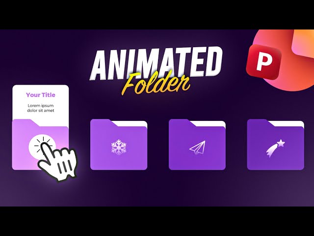 How to Make Animated Envelope Slides in PowerPoint - Easy Tutorial 
