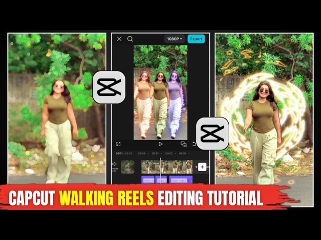 CapCut Walking Reels Editing 2026 | Halo Blur + Body Effect & Slow Motion Reels Editing In Capcut