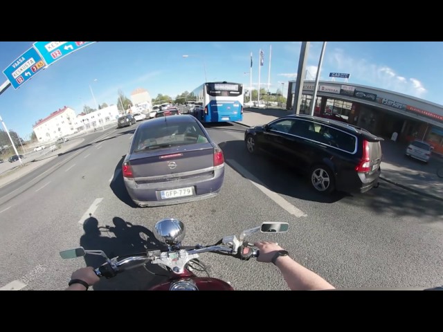 Driving with MC and 360-Camera