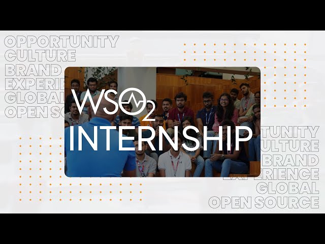 WSO2 Internship