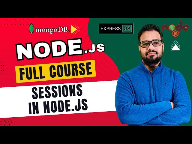 NodeJS Tutorial in Hindi #75 - Sessions in Node.js using express-session