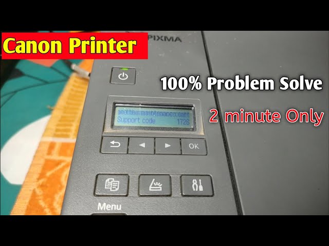 Canon printer support code 1726  100% problem solve