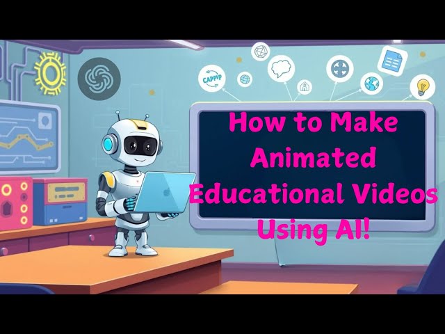 How to make animated educational videos using AI || Tech Tools for Educators