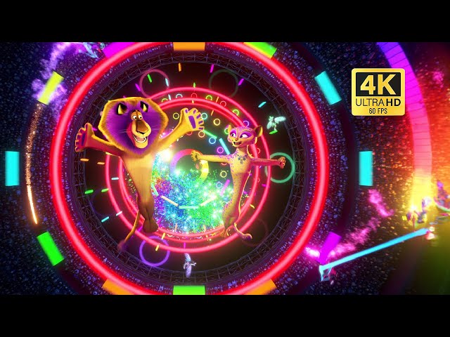 Madagascar 3 Circus Fireworks Song UHD 4K 60 FPS Remastered Version! HQ Audio