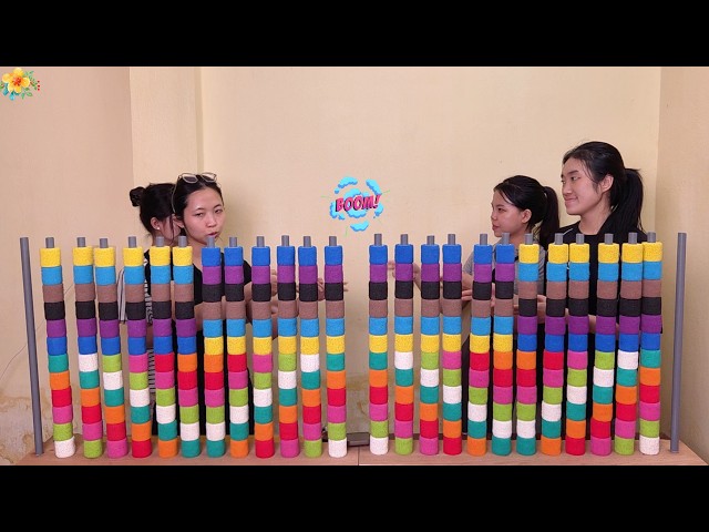 ⚔️ Team Face-Off! Color Ball Sorting Challenge 🌈🔥