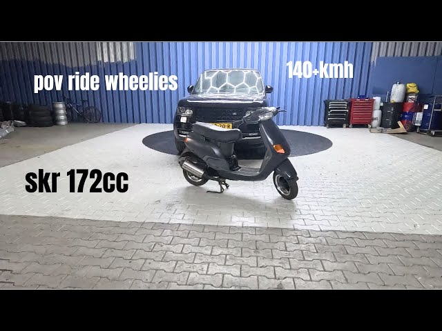 Skipper 172cc | wheelies |☁️140+ Kmh