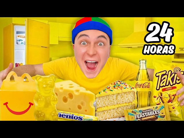 24 HORAS COMIENDO SOLO AMARILLO