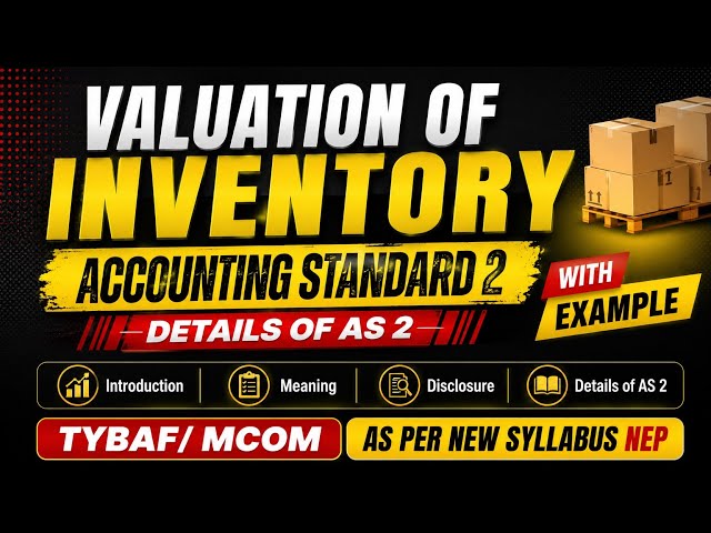 Valuation of Inventory | Accounting Standard 2 | Corporate Financial Reporting | TYBAF | MCom FYB...