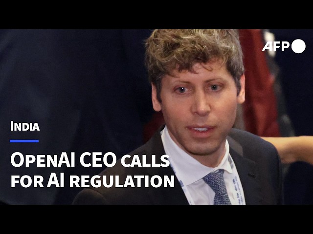 OpenAI's Altman says world 'urgently' needs AI regulation | AFP