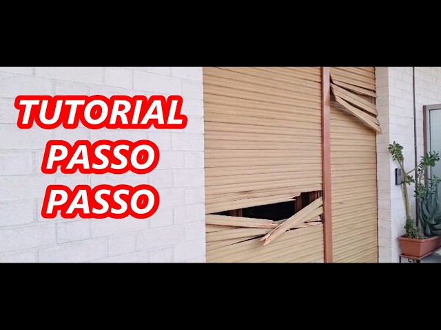 Come sostituire la tapparella avvolgibile rotta di casa. Tutorial chiaro e facile. Guida passo passo