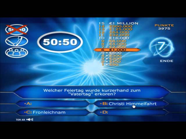 Wer wird Millionär (King.com)