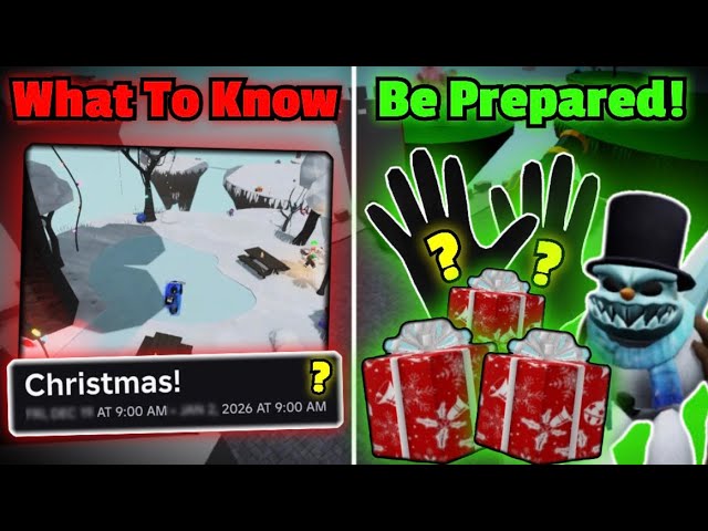 What To KNOW + How To PREPARE For The CHRISTMAS Update! | Slap Battles