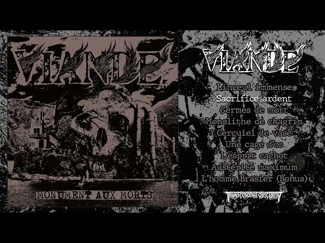 VIANDE (France) - Monument aux morts FULL ALBUM STREAM (Death/Doom Metal) Transcending Obscurity