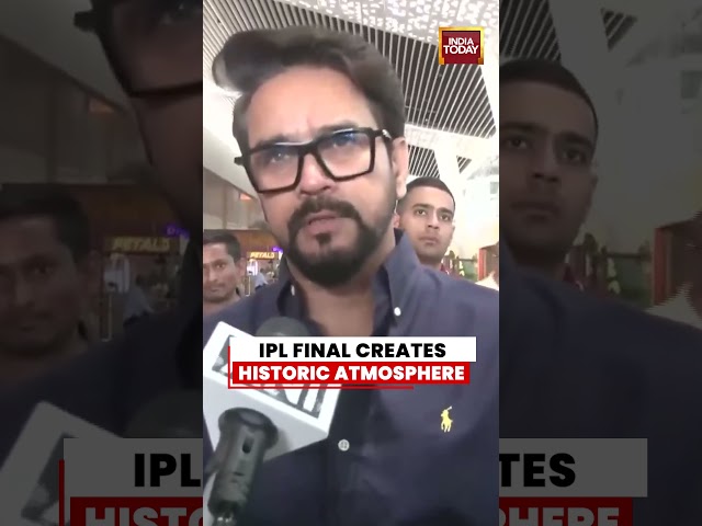 WATCH: Anurag Thakur Calls IPL Final at Narendra Modi Stadium a “Unique Experience”